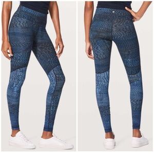 Lululemon Wunder Under High Rise Tight Blocked Full-on Luxtreme 28” Sz 4